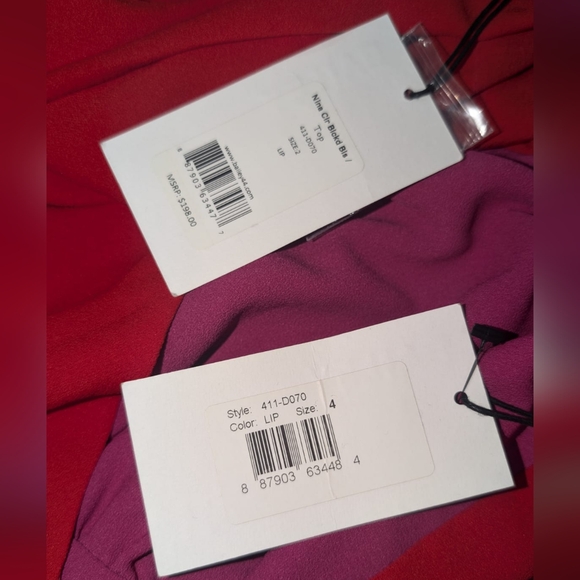 BAILEY 44 NINA COLOR BLOCKED BLOUSE - Picture 9 of 9